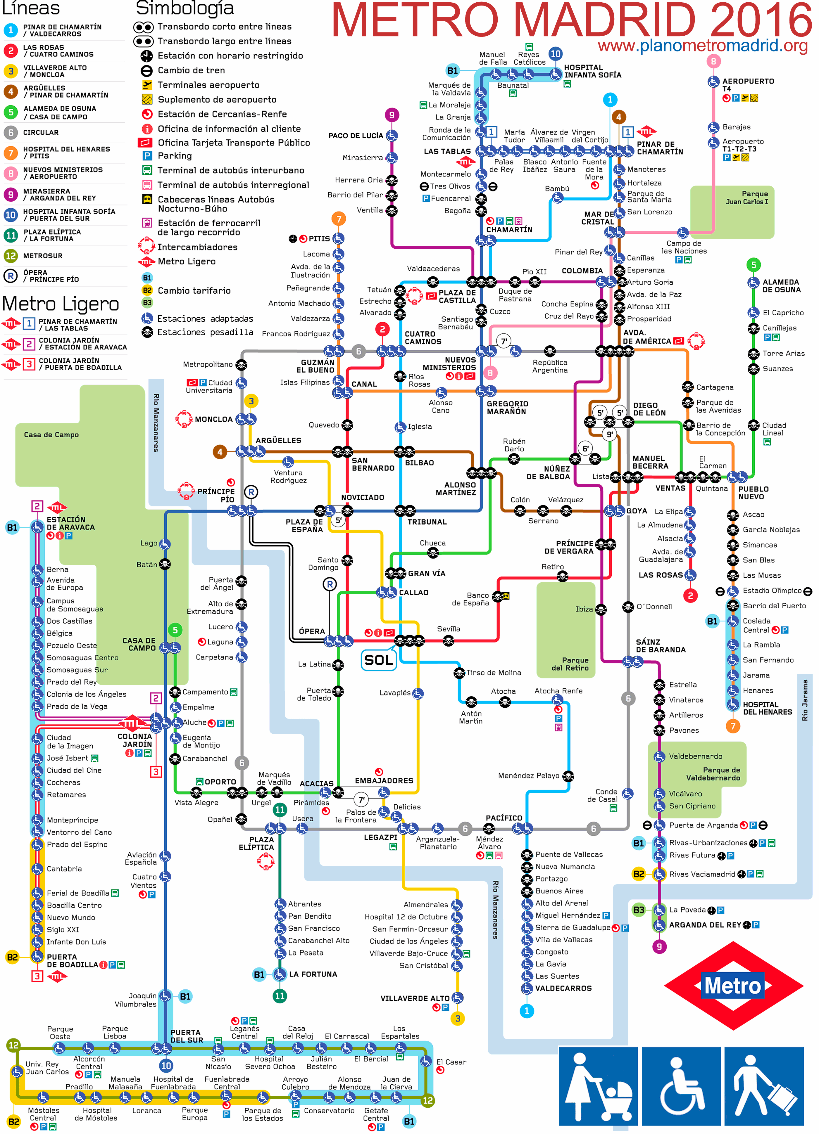 Mapa Metro Madrid Mapa Metro