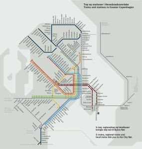 Map Metro Copenhagen