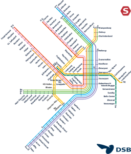 Map Metro Copenhagen