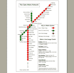 The Cairo Metro Network 2014