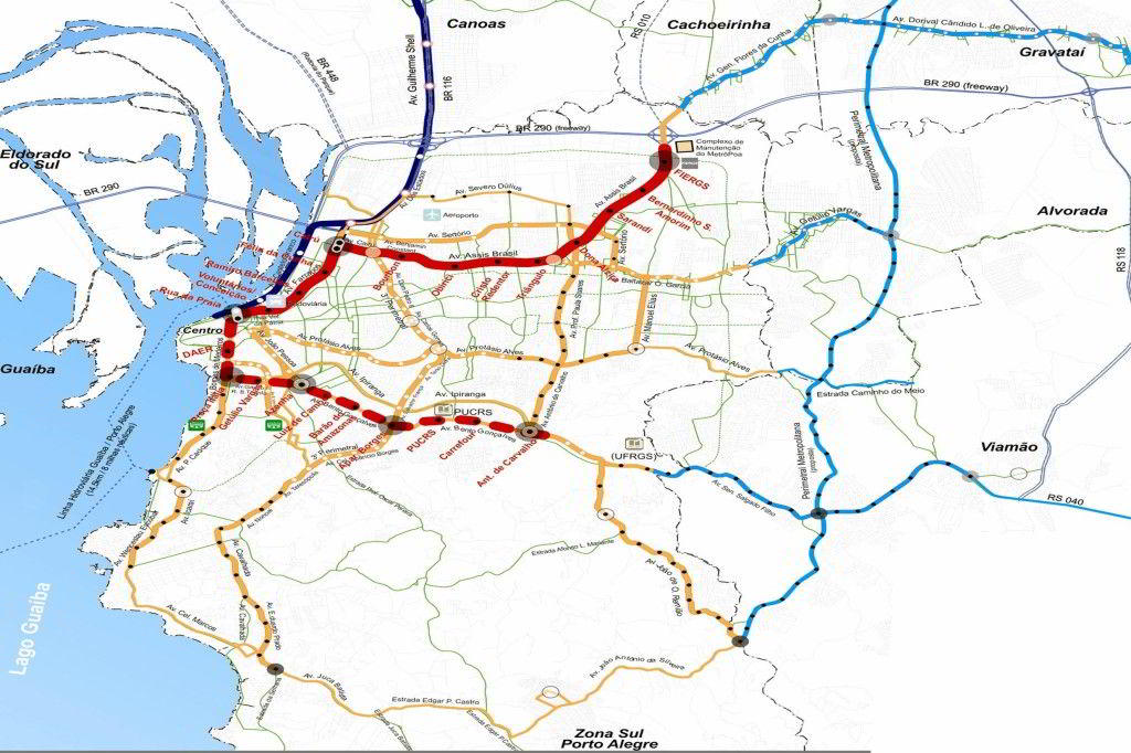 carte Metro Porto Alegre