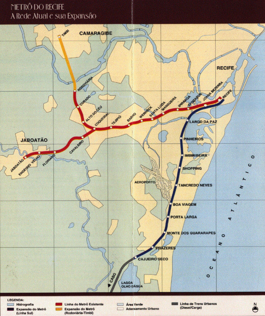 Map metro Recife