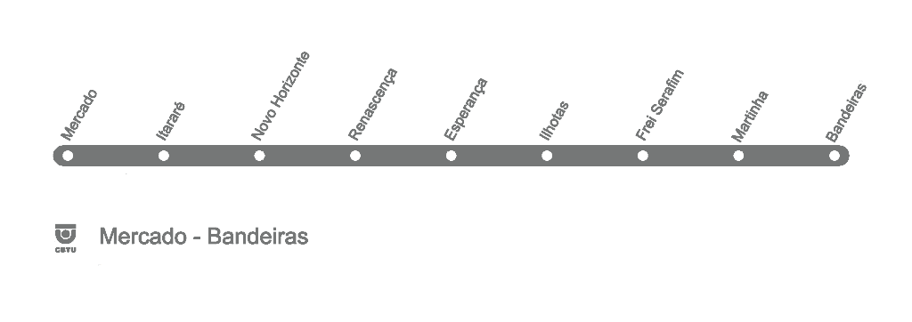 Metro kartta Teresina