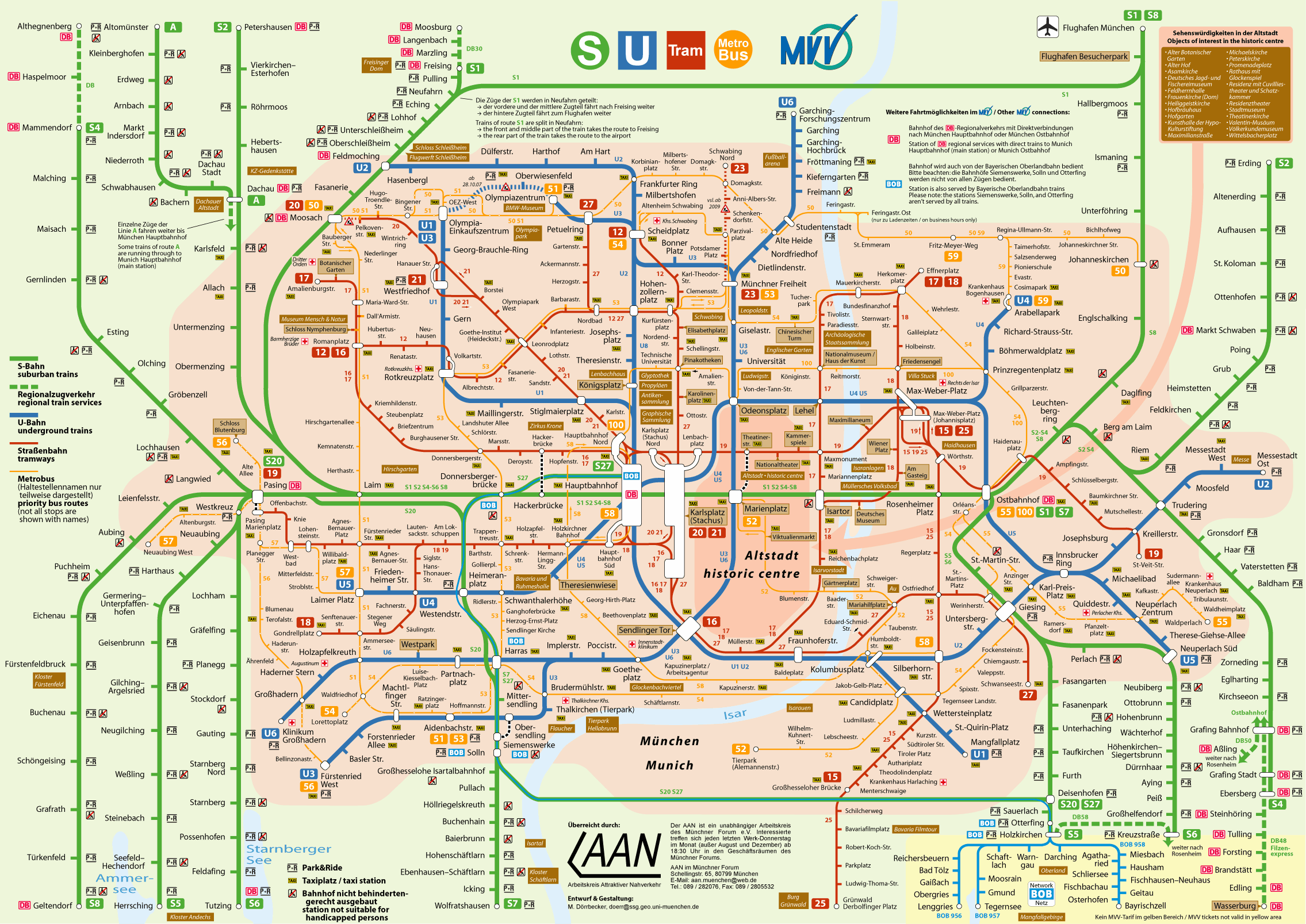 Munchen U Bahn Plan Munchen U Bahn Mapa Metro