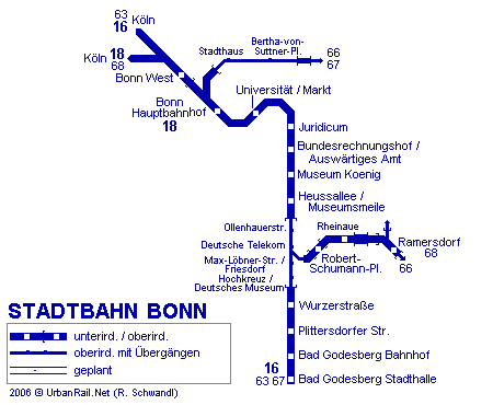 Mapa metres Bonn 1