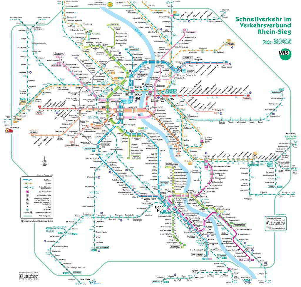 Köln U-Bahn-Karte 4