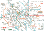 Mapa metro Colonia Cologne 2