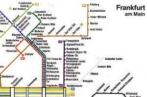 Mapa metro Frankfurt 3