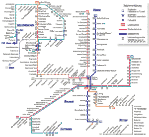 מפת הרכבת התחתית גלזנקירכן 2