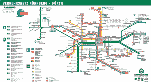 Nuremberg hartă de metrou 1