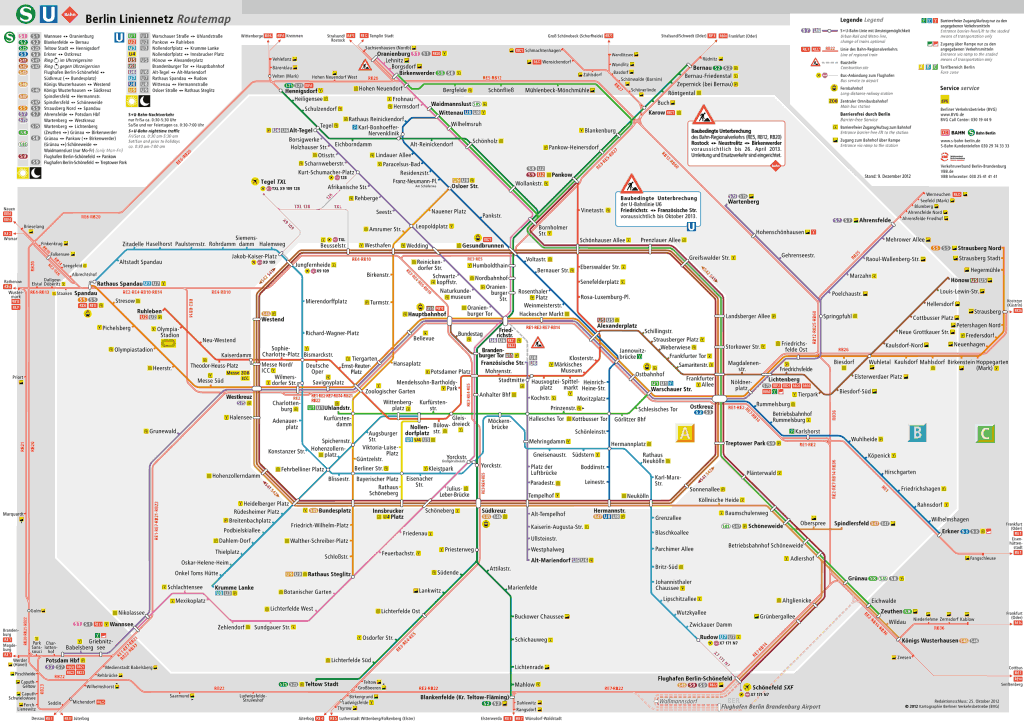 Mapa metro Berlin 4