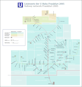 Mapa metro Frankfurt 4