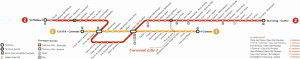 Mapa antiguo metro Lille (Lille Metro) 5 2014