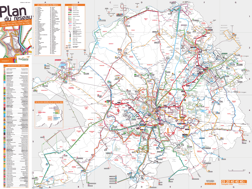 MAPA métro Lille (Petit Metro) 