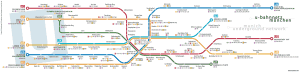 뮌헨의 지하철지도 3