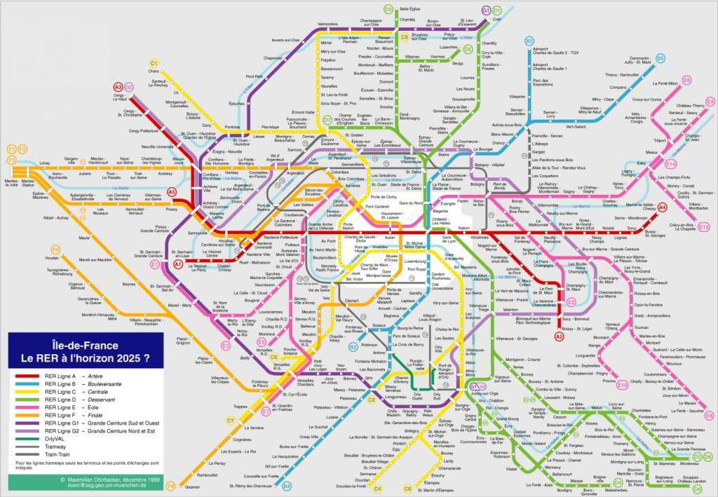 Paris metro map 2