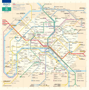 Mapa metro París 3