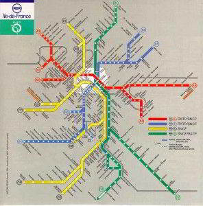 Mapa metro París 4