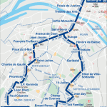 Rouen metro map