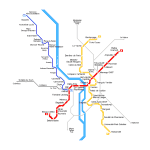 Toulouse metro map 1