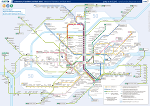 Mapa metro Frankfurt 2 2011