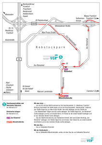 Mapa metros Frankfurt 11