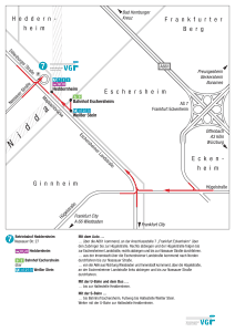 Mapa metros Frankfurt 13