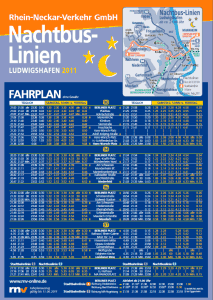 Night bus lines Ludwigshafen