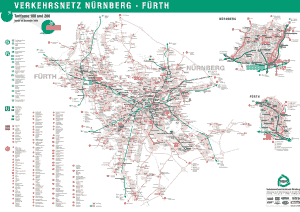 Nuremberg hartă de metrou 3
