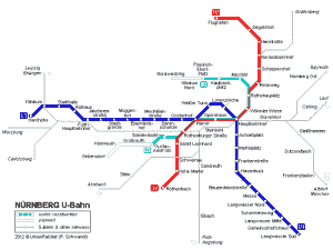 뉘른베르크 지하철지도 4