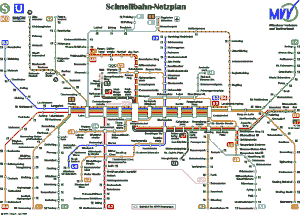 뮌헨의 지하철지도 7