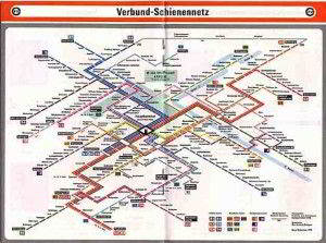 Stuttgart mapa do metro 3