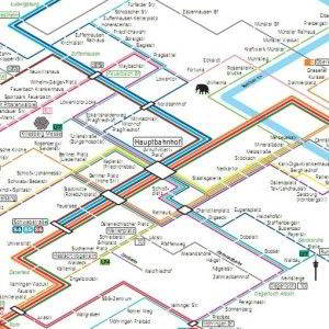 Stuttgart mapa do metro 8