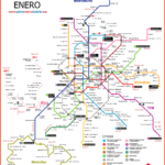 Mapa metra w Madrycie