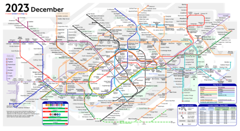 خريطة مترو أنفاق لندن